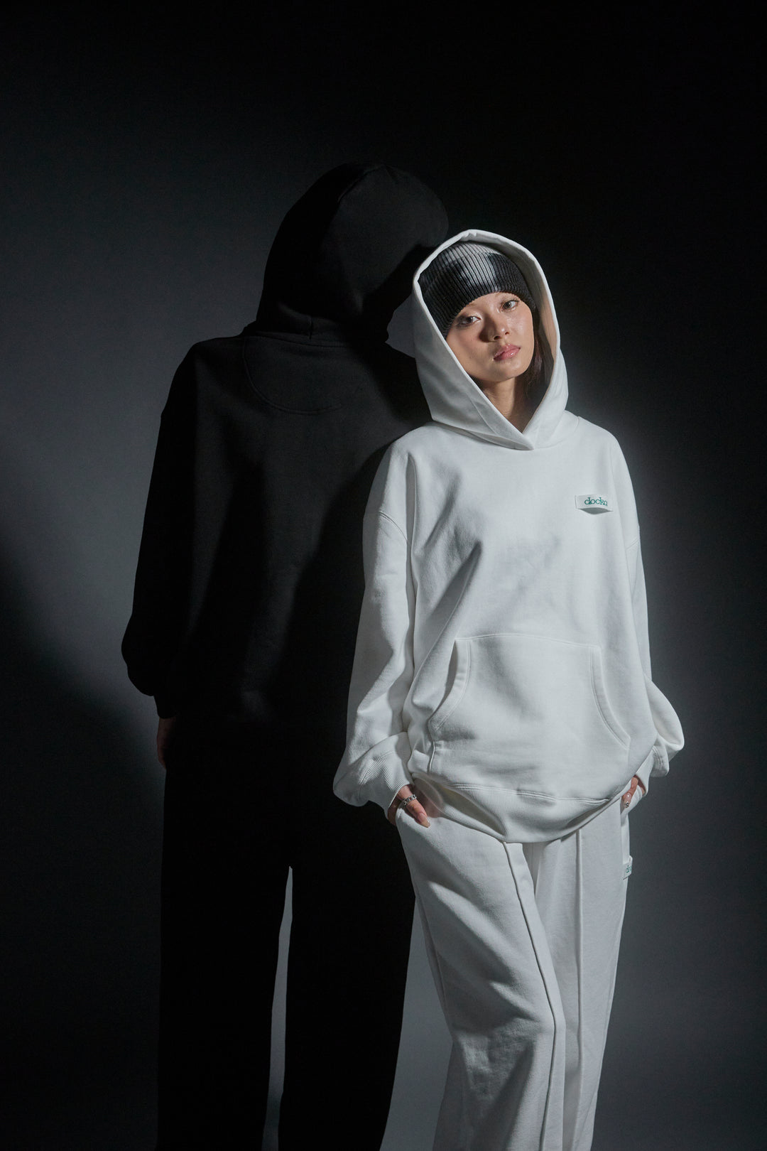 【SET】Logo Heavy Hoodie/Logo Sweat Pants(WHITE)