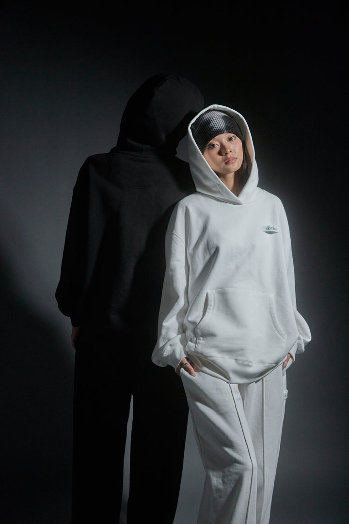 【SET】Logo Heavy Hoodie/Logo Sweat Pants(WHITE)