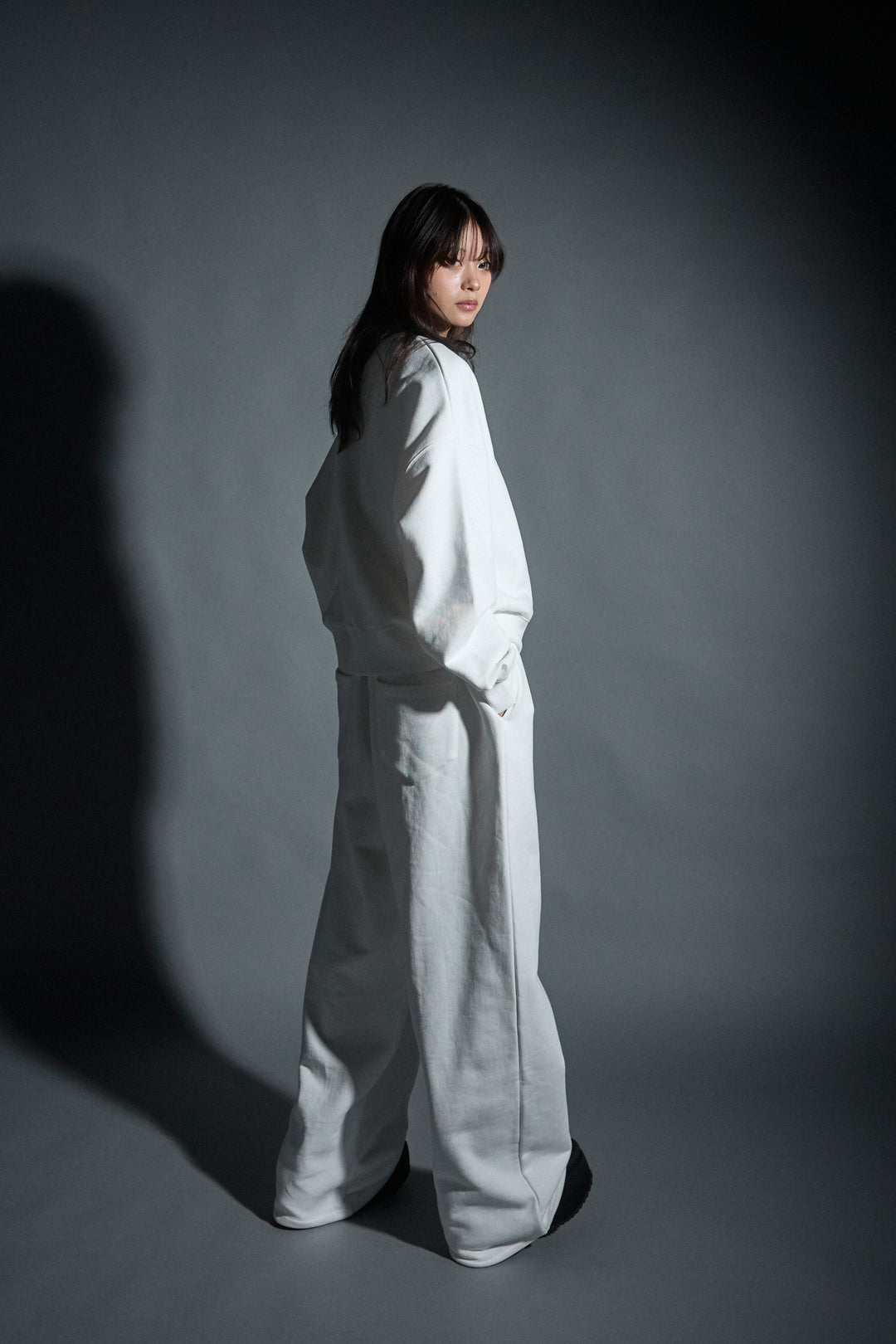 Logo Sweat Pants(WHITE)