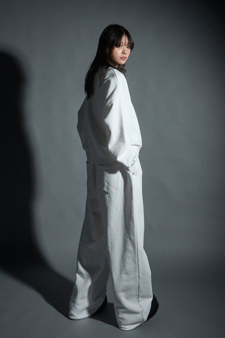 【SET】Logo Heavy Sweat/Logo Sweat Pants(WHITE)