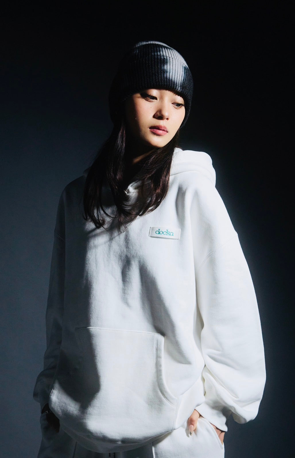 Logo Heavy Hoodie(WHITE)