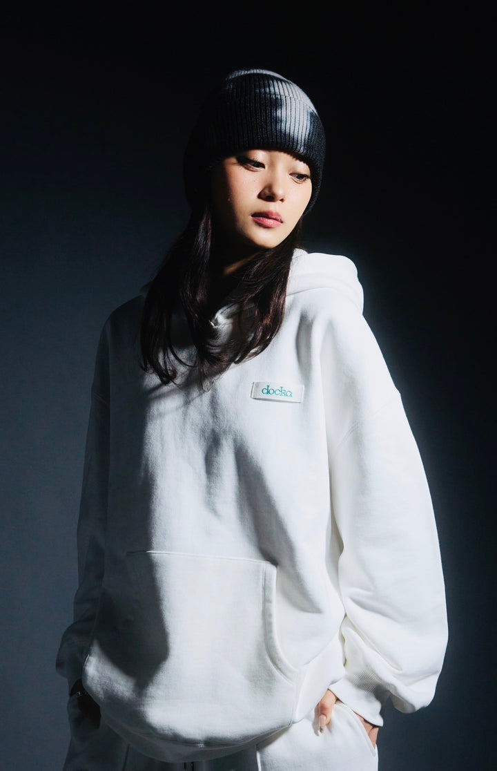 Logo Heavy Hoodie(WHITE)