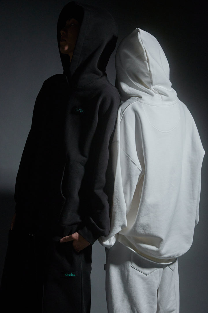 【SET】Logo Heavy Hoodie/Logo Sweat Pants(WHITE)