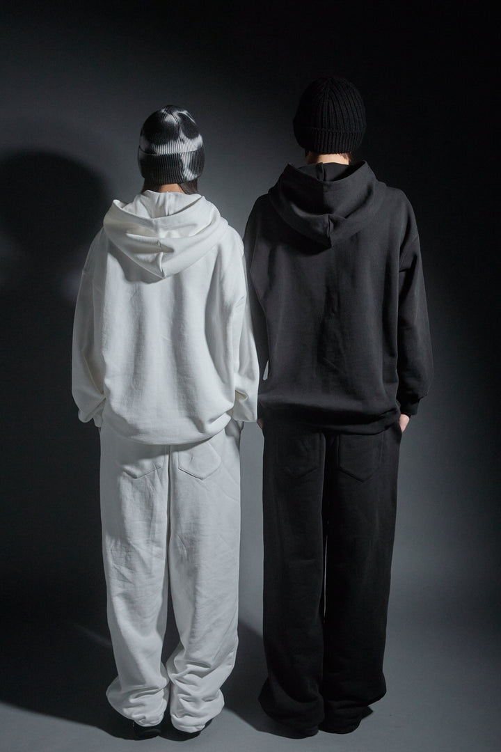 【SET】Logo Heavy Hoodie/Logo Sweat Pants(WHITE)