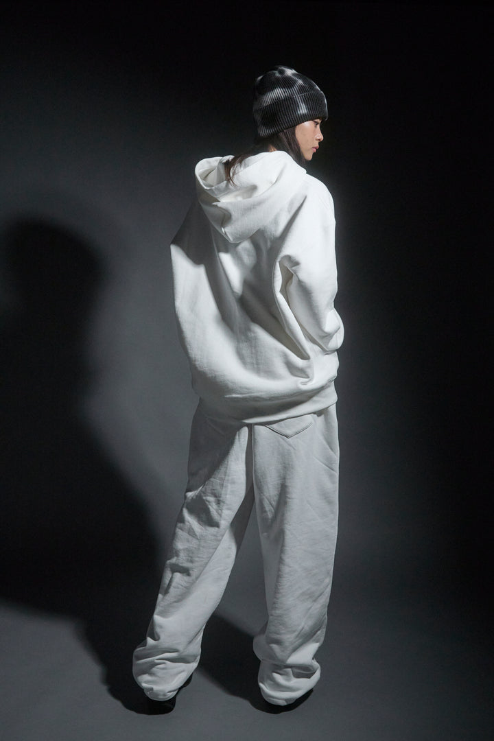 【SET】Logo Heavy Hoodie/Logo Sweat Pants(WHITE)
