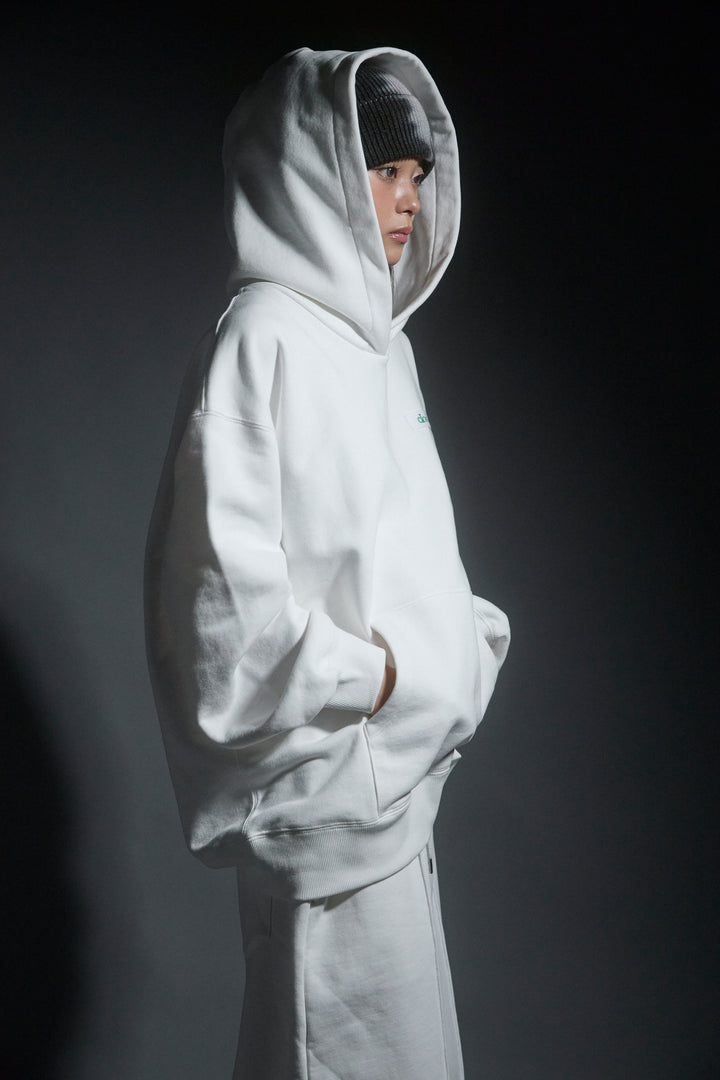 【SET】Logo Heavy Hoodie/Logo Sweat Pants(WHITE)