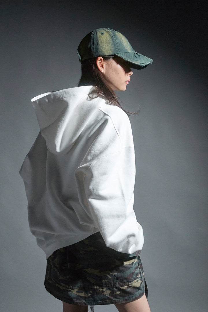 Logo Heavy Hoodie(WHITE)