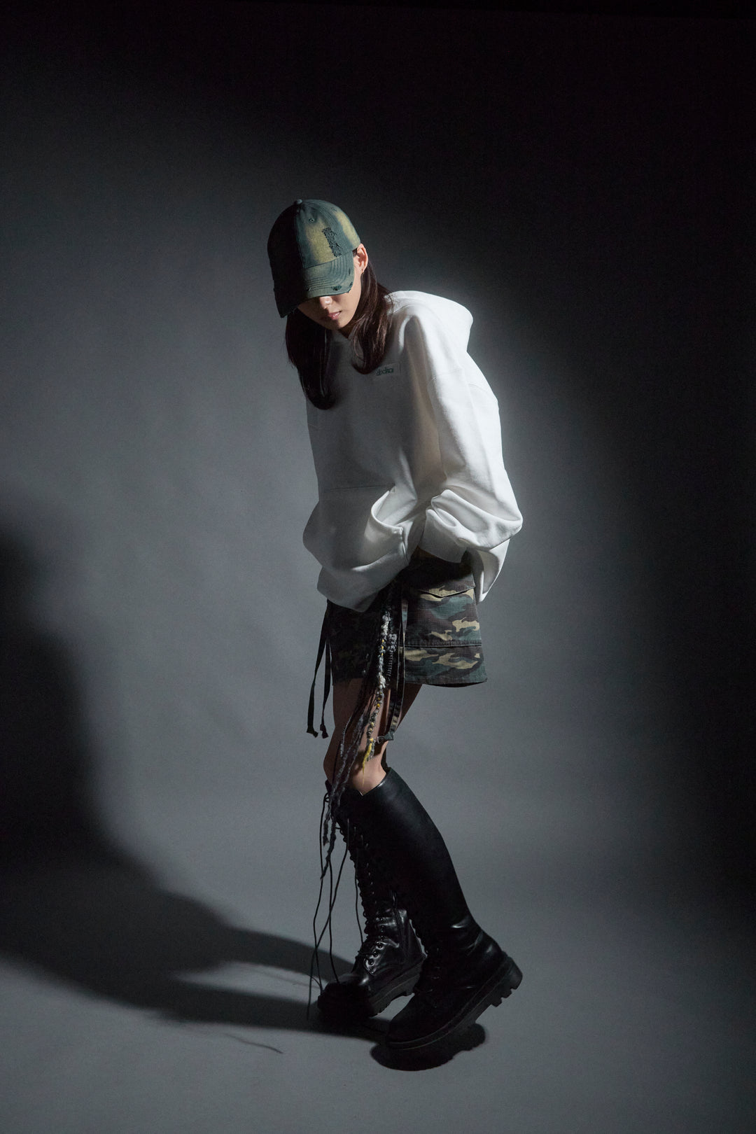 Logo Heavy Hoodie(WHITE)