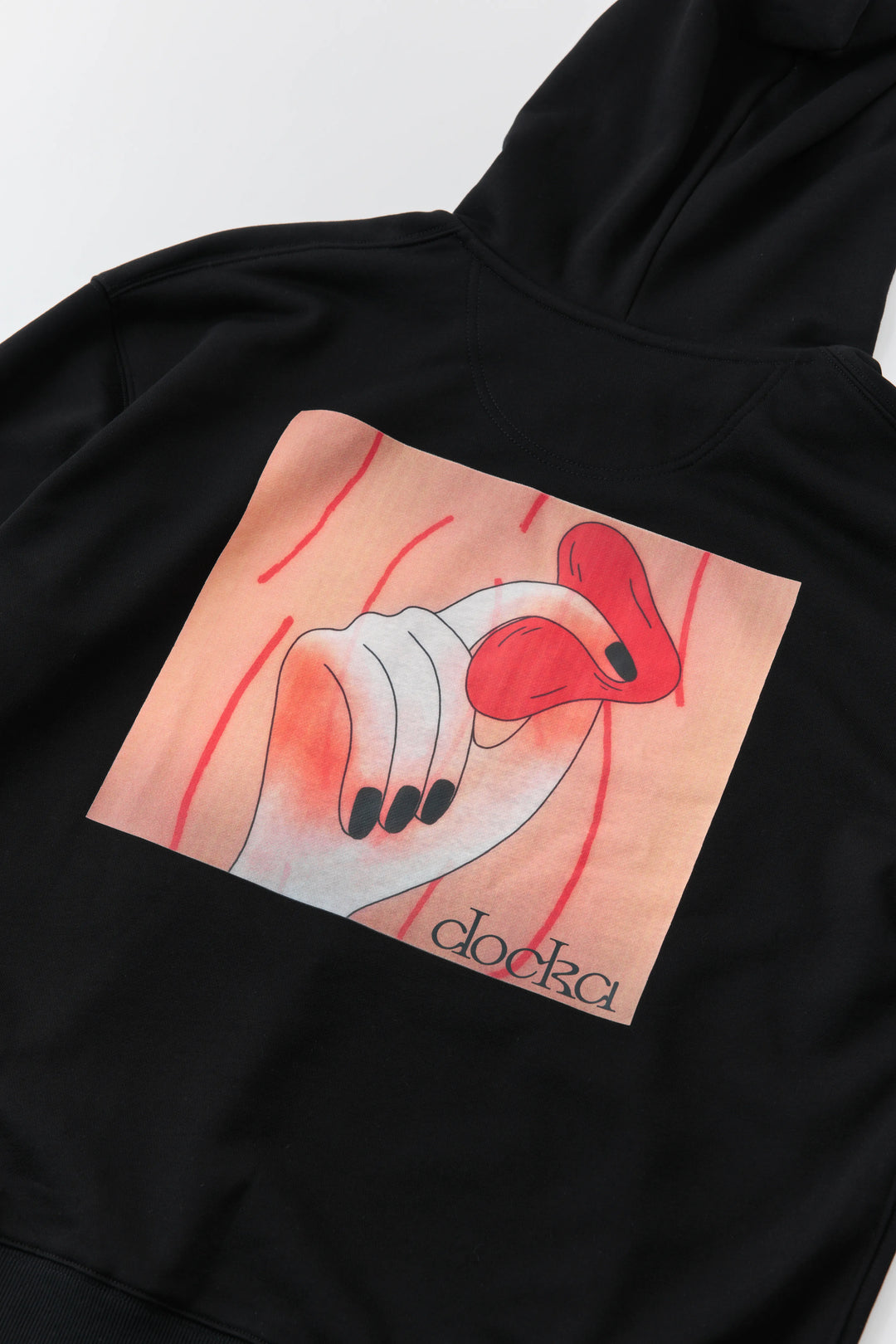Heart Grip Graphic Hoodie