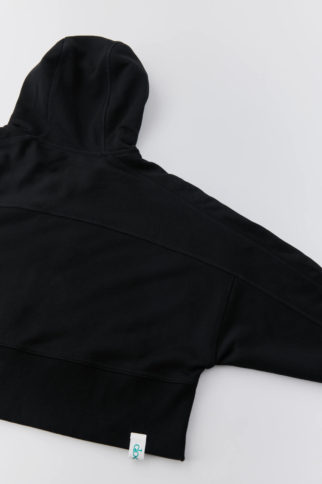 anytime logo zip parka / black