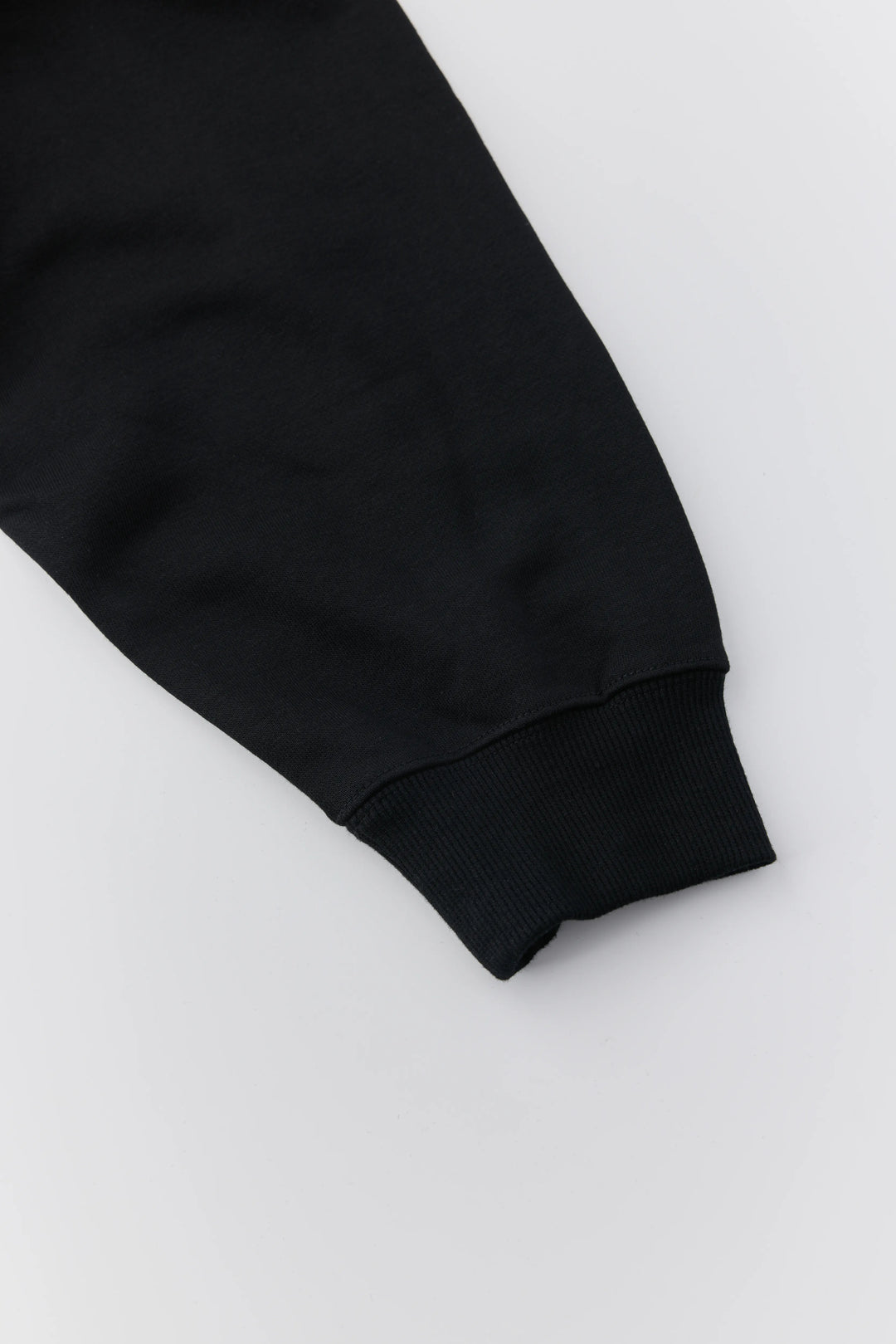 anytime logo zip parka / black