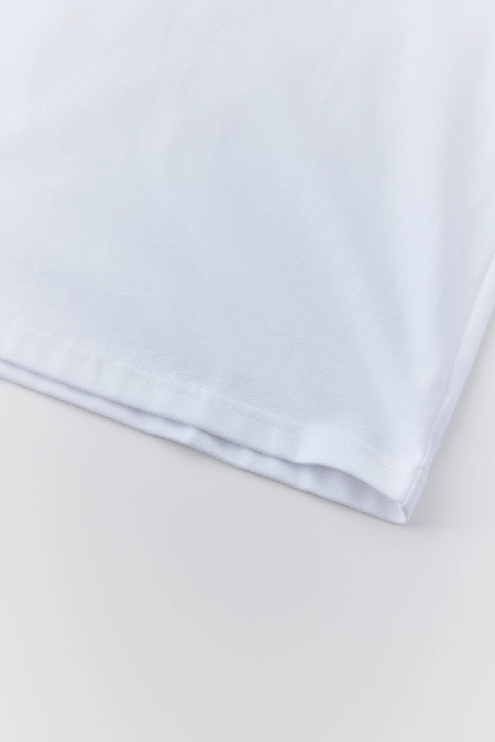 One point over tee / WHITE