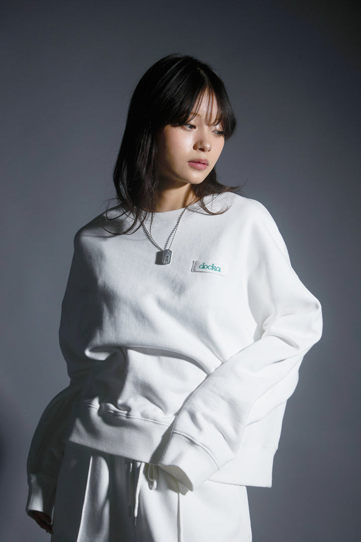 Logo Heavy Sweat(WHITE)