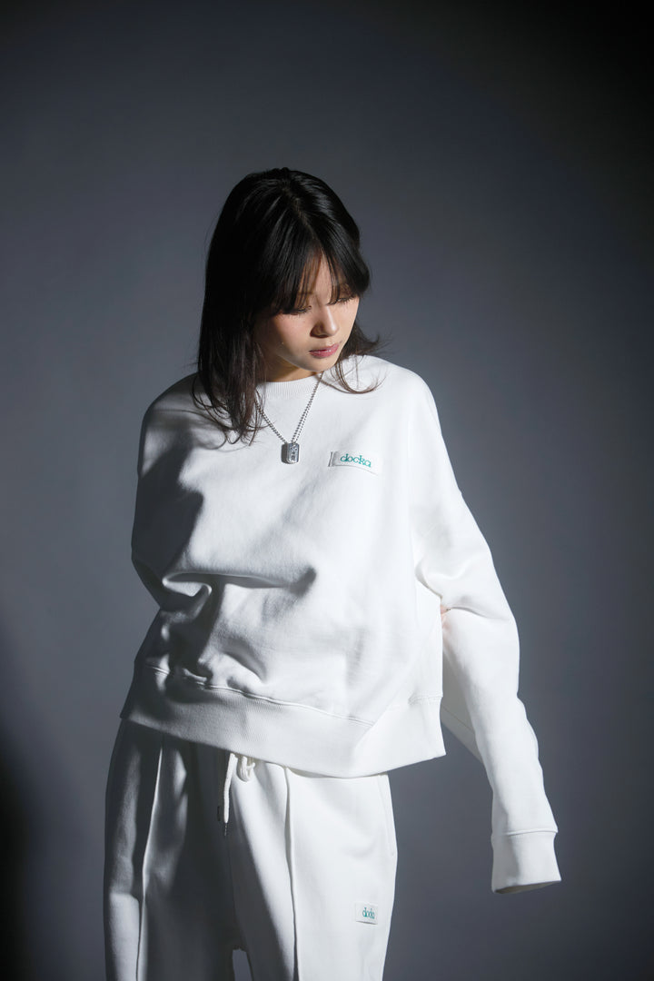 Logo Heavy Sweat(WHITE)