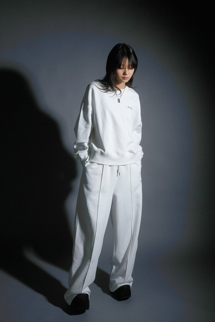 Logo Heavy Sweat(WHITE)