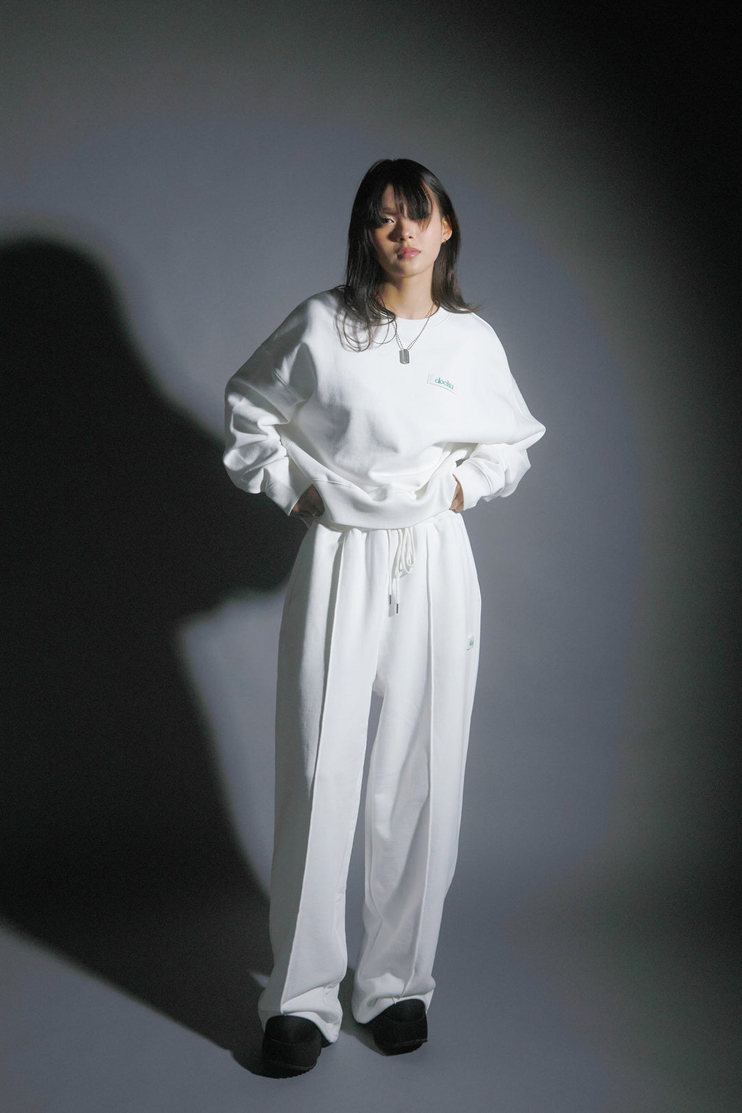 Logo Heavy Sweat(WHITE)