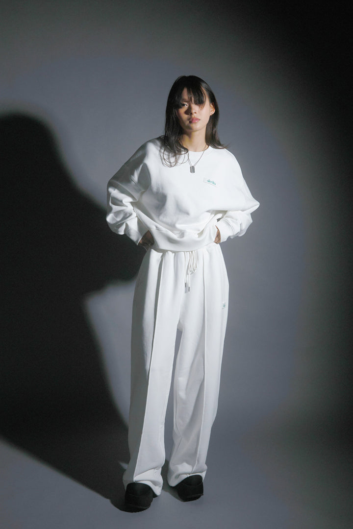 Logo Heavy Sweat(WHITE)