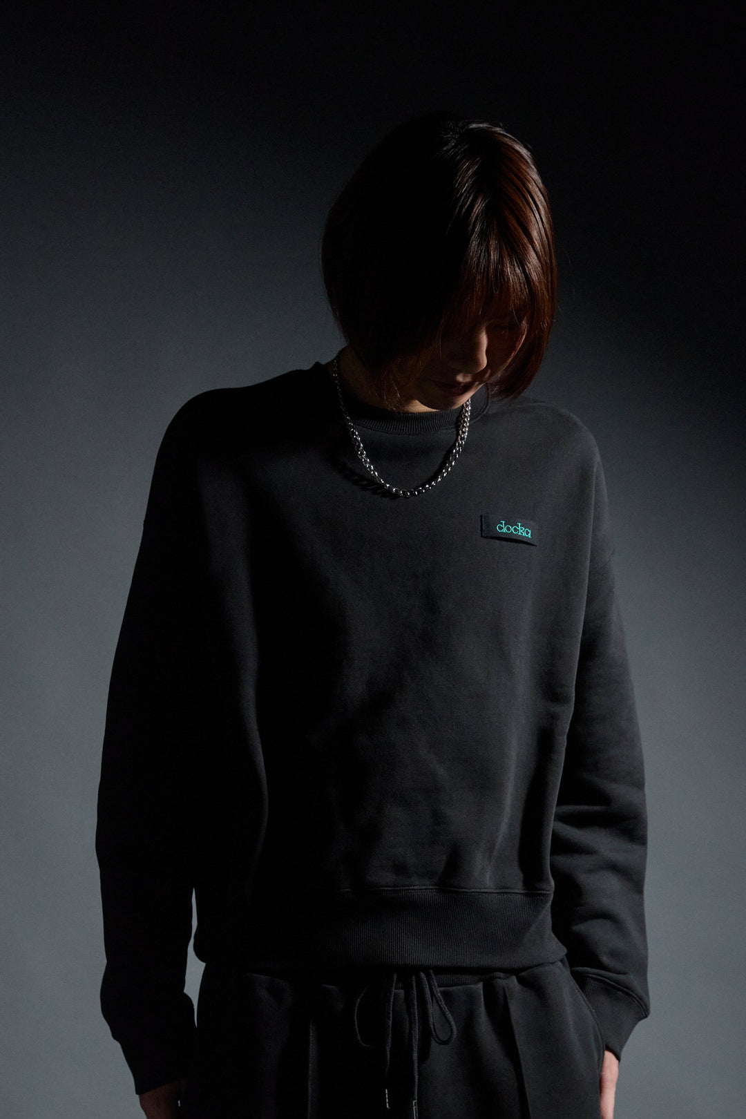 Logo Heavy Sweat(BLACK)