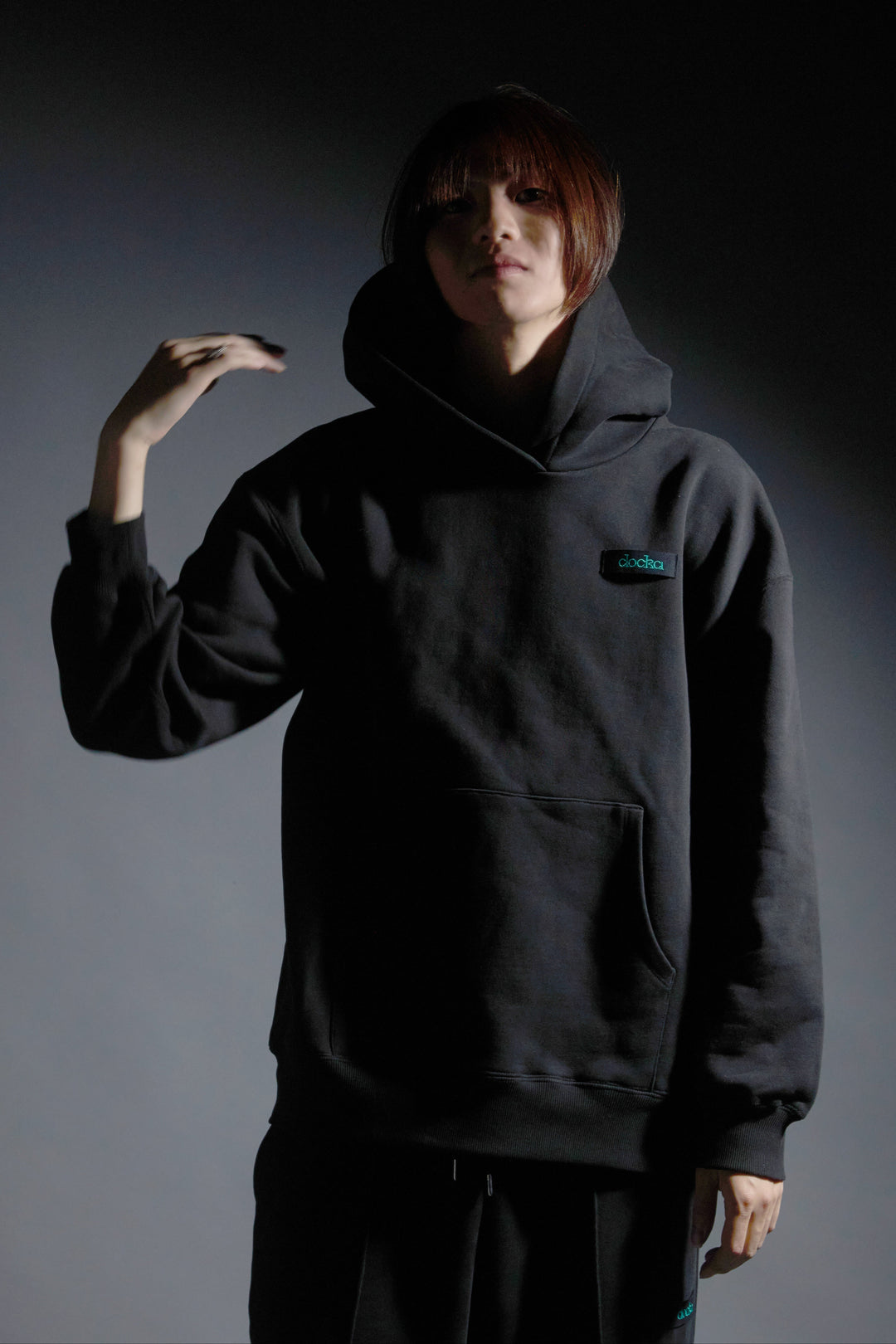 Logo Heavy Hoodie(BLACK)