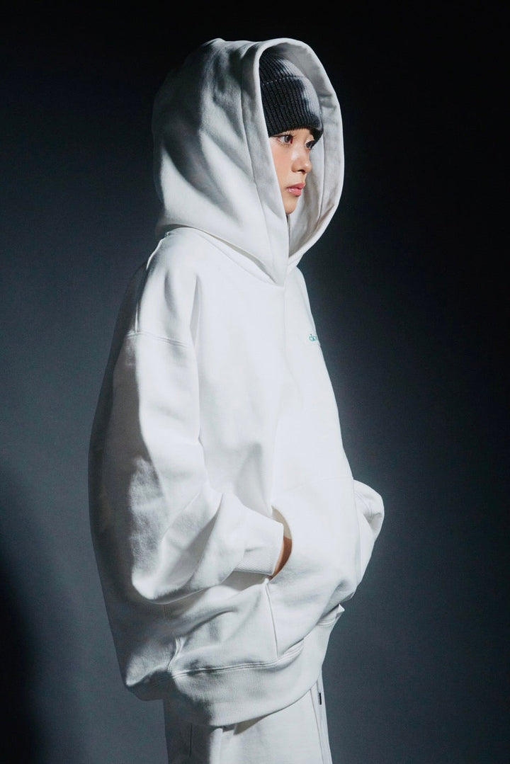 Logo Heavy Hoodie(WHITE)