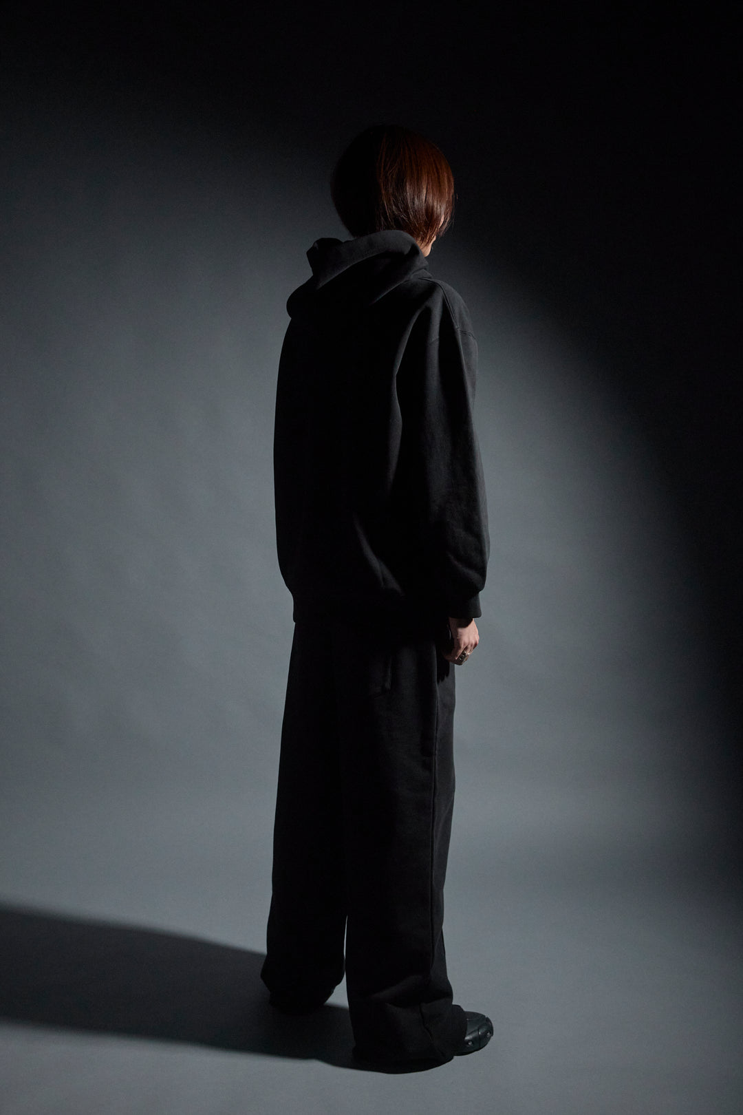 【SET】Logo Heavy Hoodie/Logo Sweat Pants(BLACK)