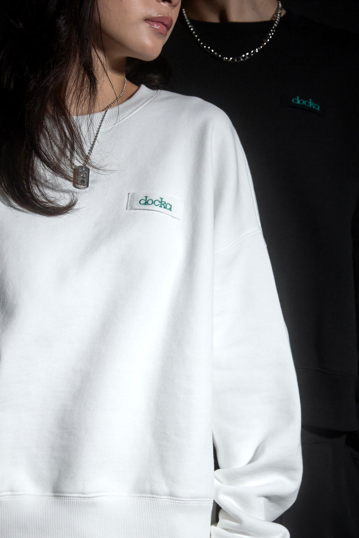 Logo Heavy Sweat(WHITE)