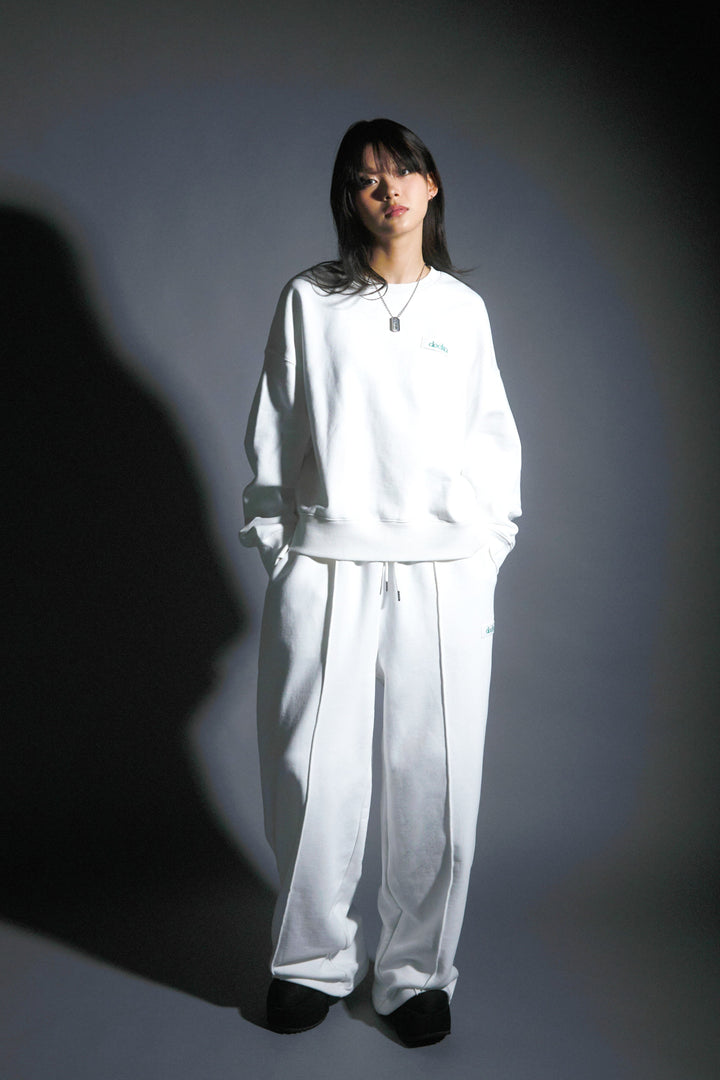 【SET】Logo Heavy Sweat/Logo Sweat Pants(WHITE)