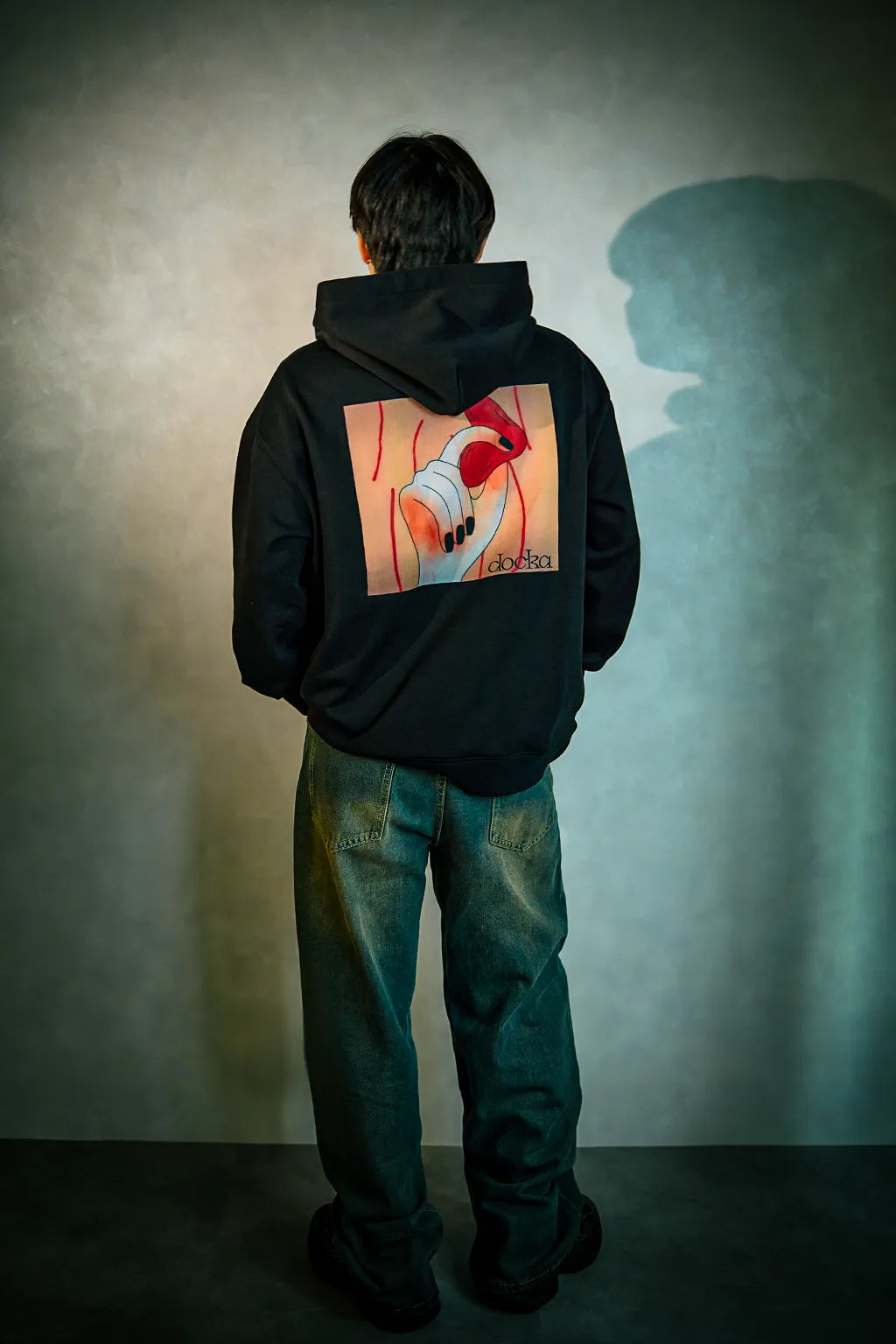 Heart Grip Graphic Hoodie