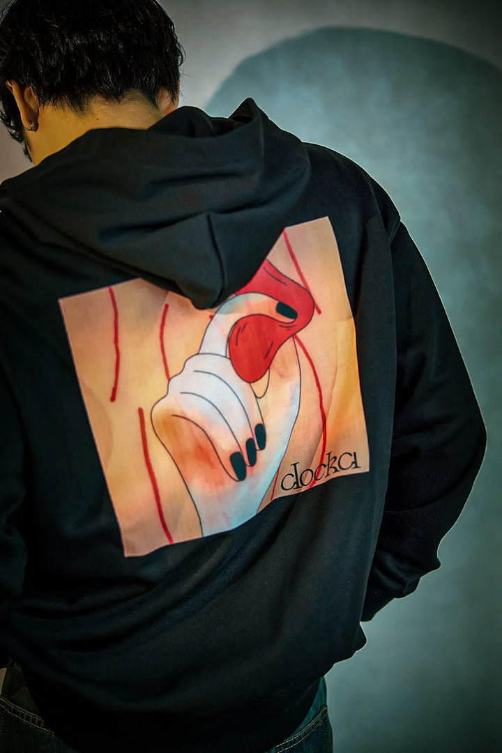 Heart Grip Graphic Hoodie