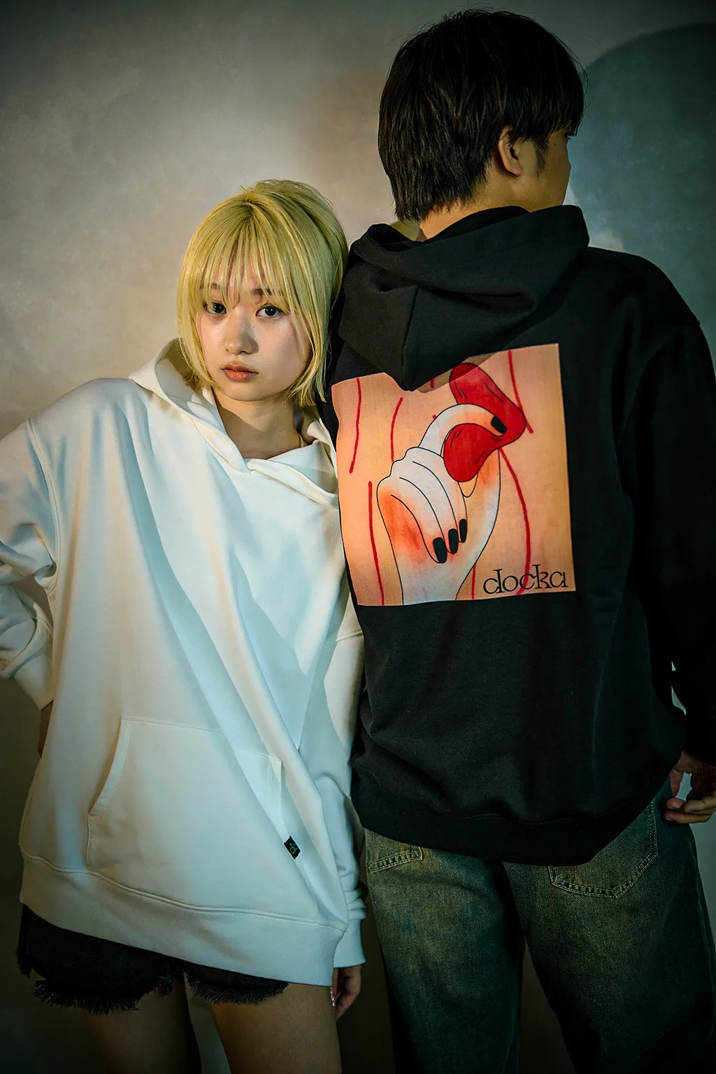 Heart Grip Graphic Hoodie