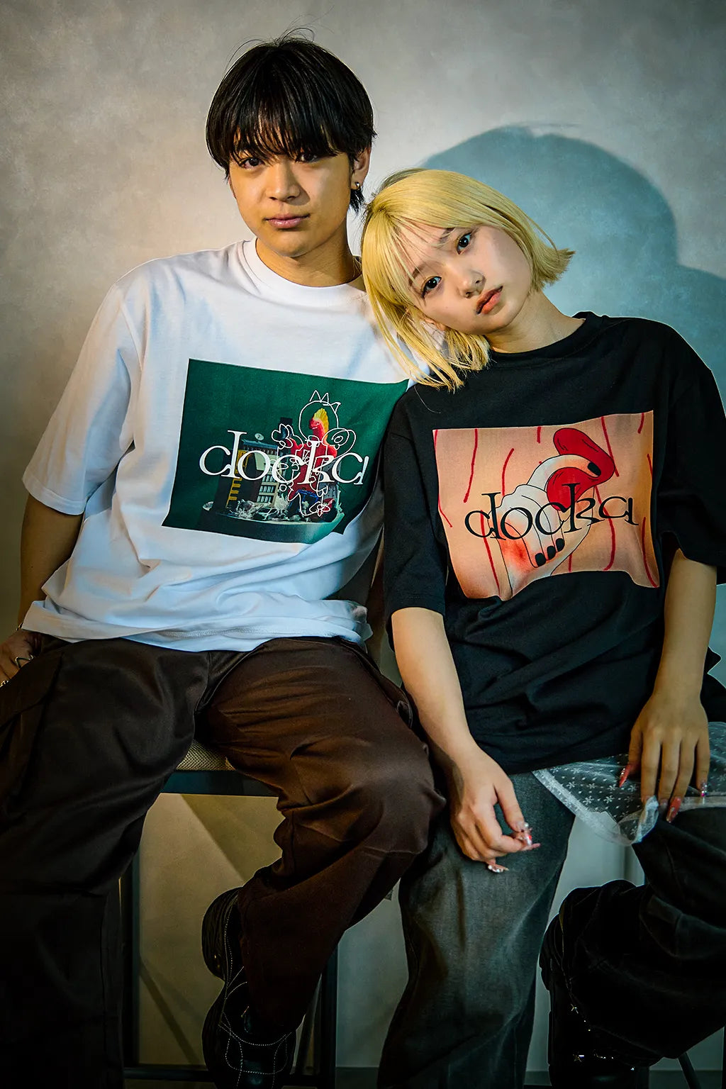 Heart Grip Graphic over tee