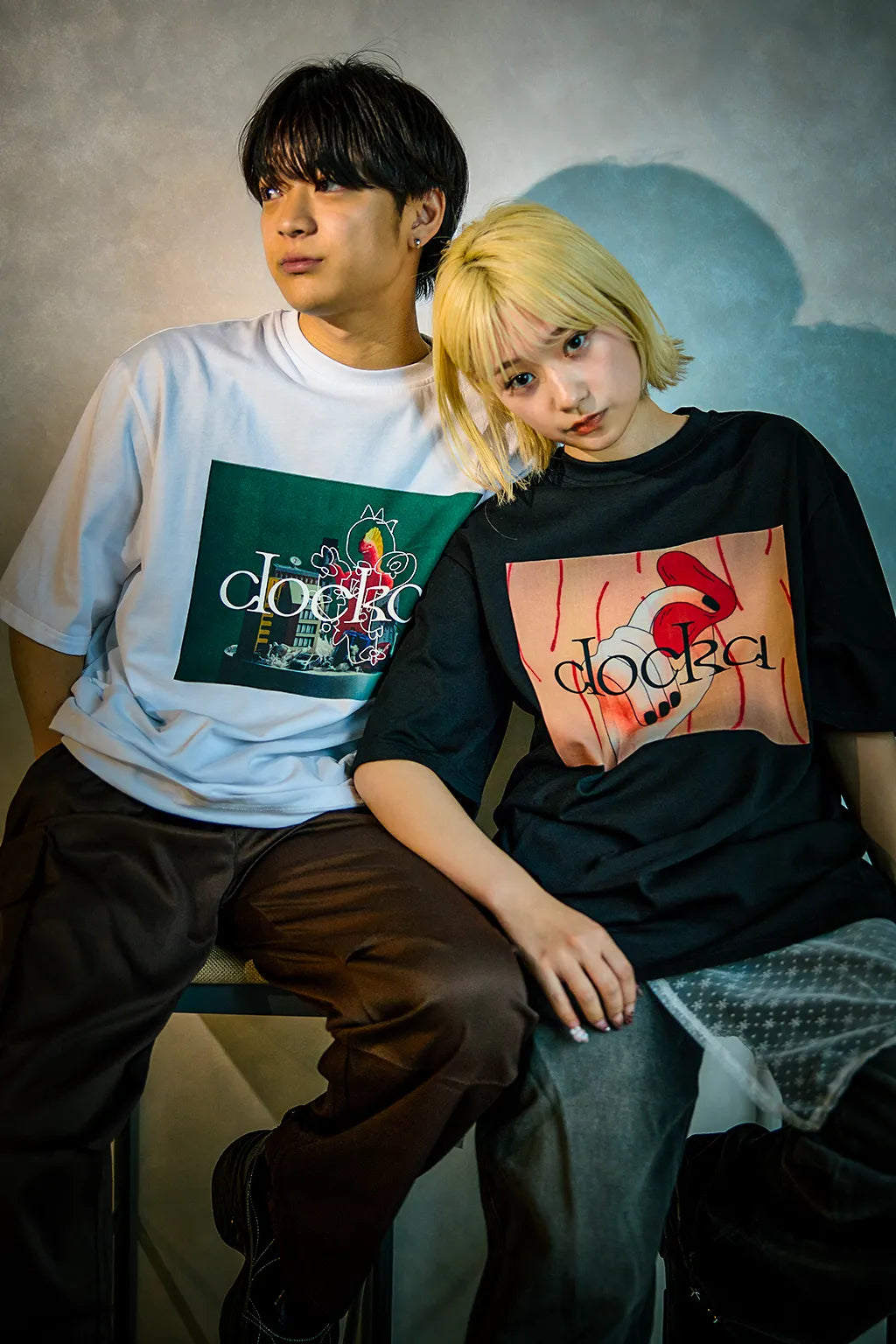 Heart Grip Graphic over tee