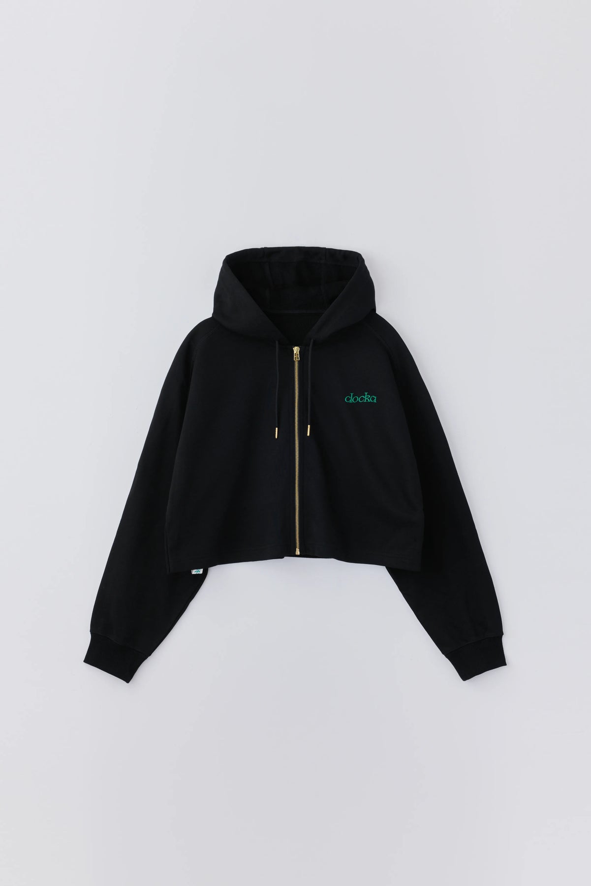 アイナ・ジ・エンド パーカー 黒 ぞうきんドッグ サイズM anytime logo zip parka / black – docka