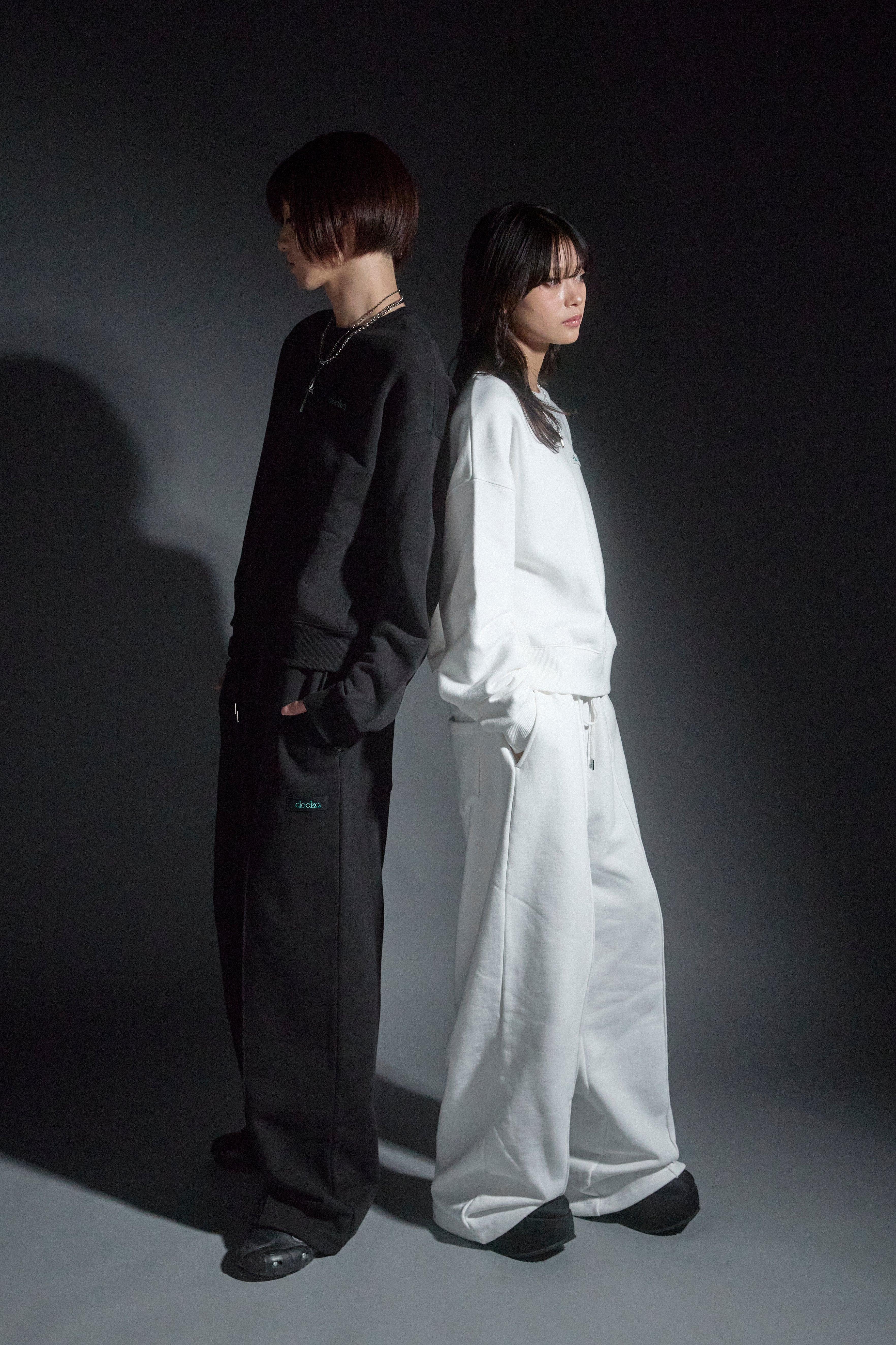 【SET】Logo Heavy Sweat／Logo Sweat Pants(BLACK)