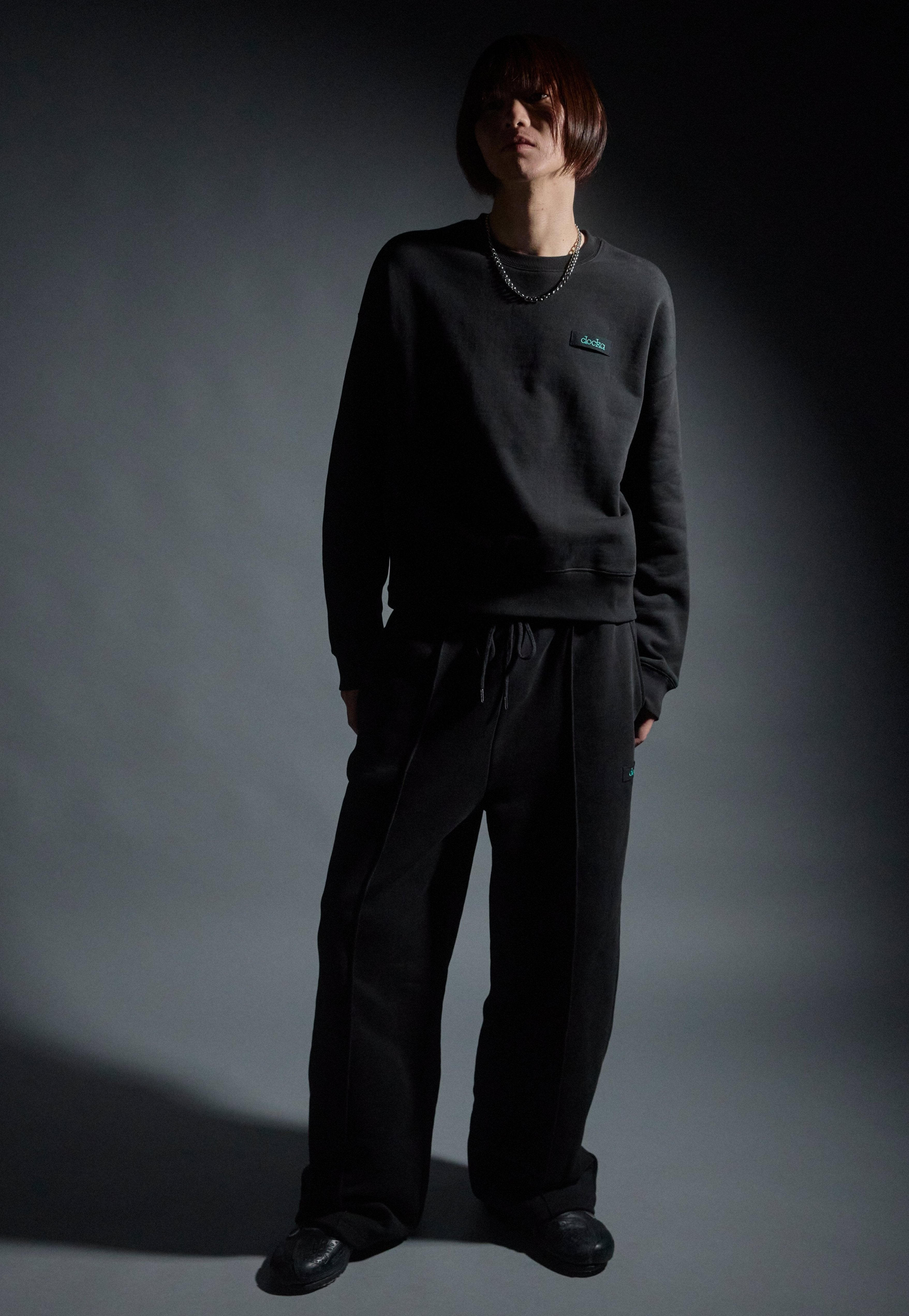 【SET】Logo Heavy Sweat／Logo Sweat Pants(BLACK)