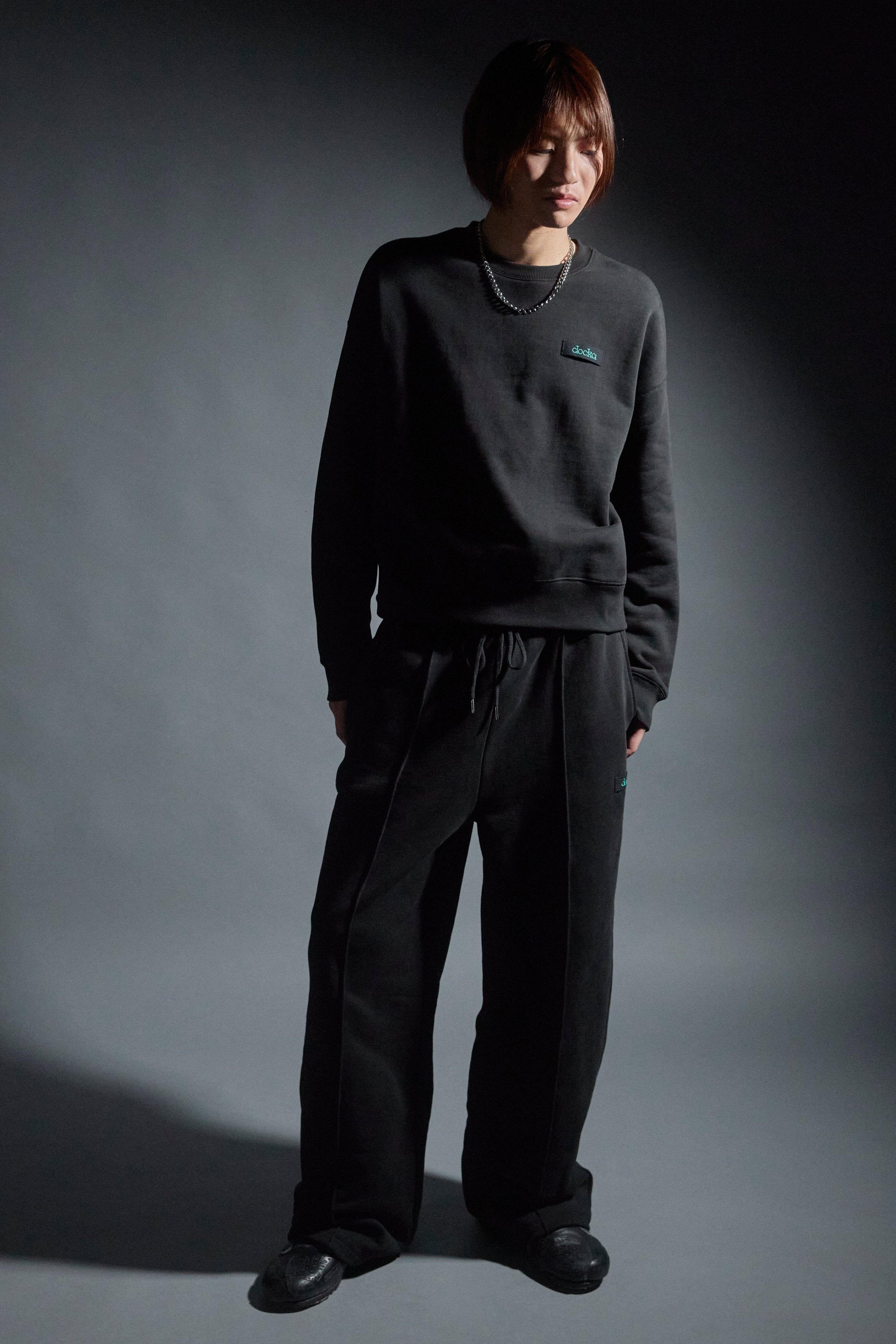 【SET】Logo Heavy Sweat／Logo Sweat Pants(BLACK)