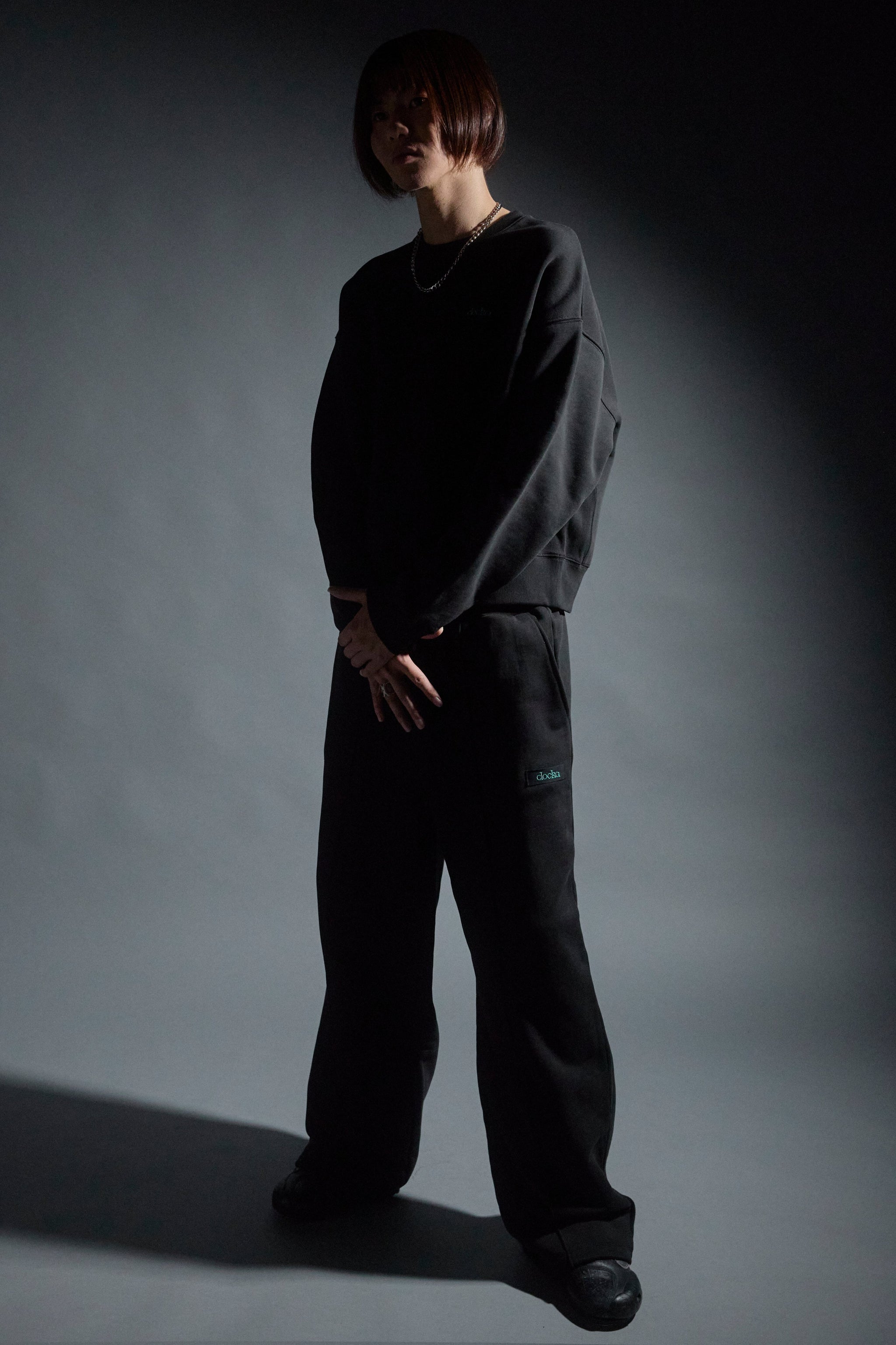 【SET】Logo Heavy Sweat／Logo Sweat Pants(BLACK)